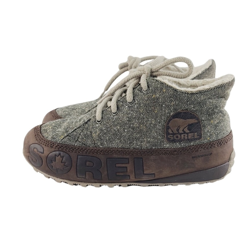Sorel Fall, Winter Sneaker Boot / Lace-Up Ankle Boot Women's Size 7.5 Brown Gray